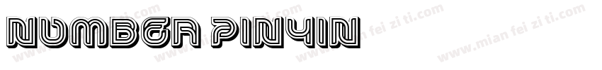 number pinyin字体转换